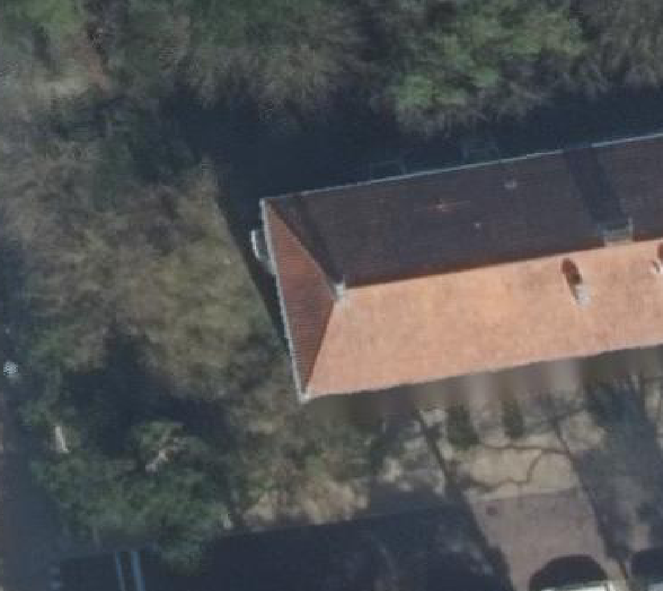 True ortho luchtfoto van Amersfoort met zicht op woning