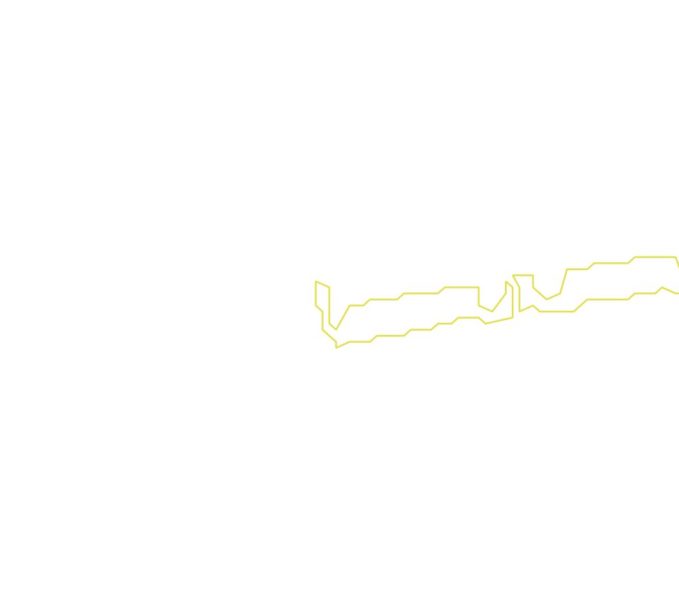 Daksegment met contourlijnen en structuurweergave