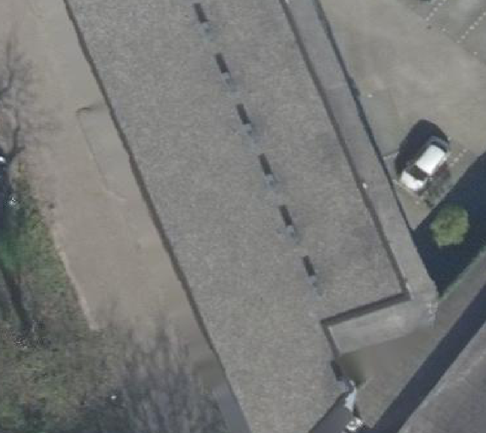 True ortho luchtfoto van Amersfoort met zicht op woning