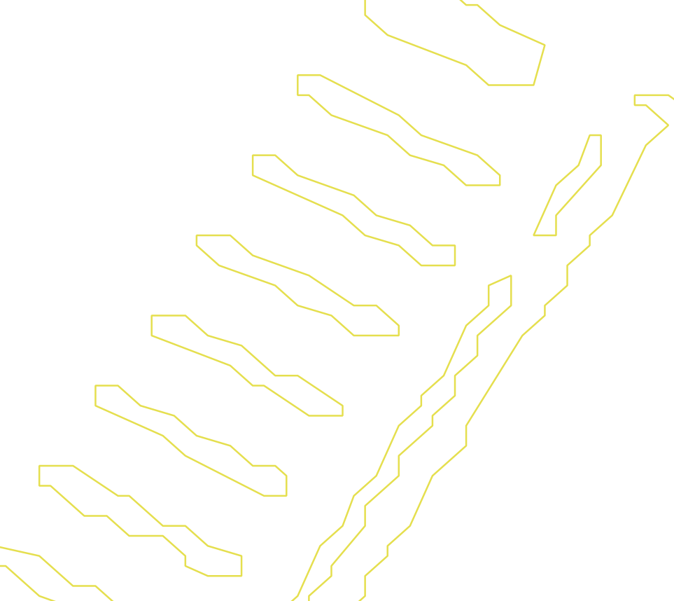 Daksegment ingezoomd met contourlijnen en structuurweergave