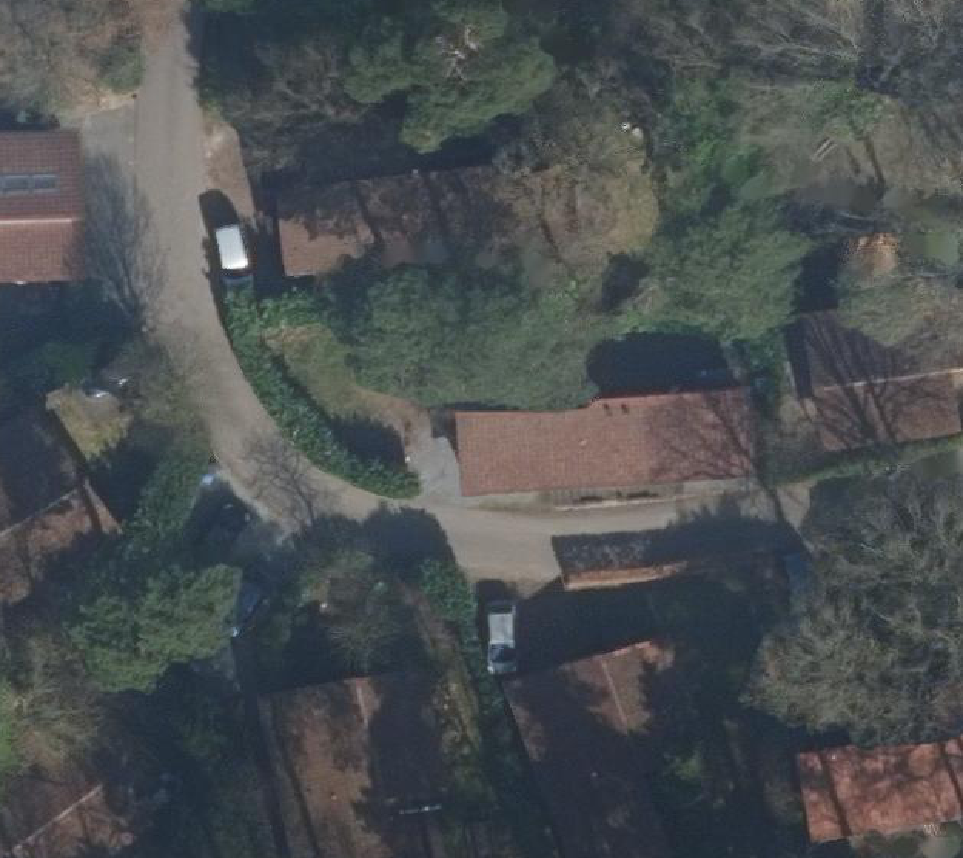 True ortho Luchtfoto op daksegment