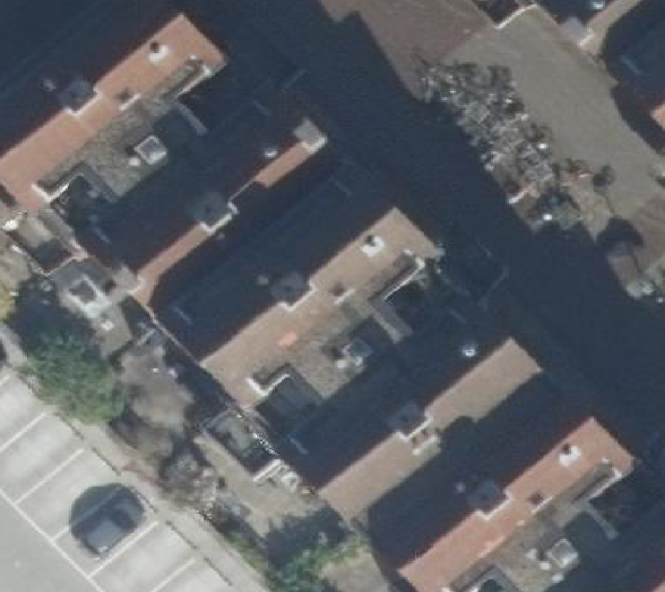 True ortho luchtfoto van Amersfoort met zicht op woning