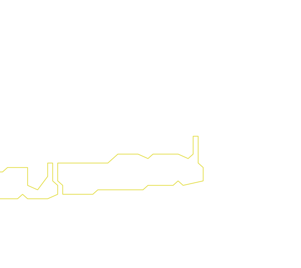 Daksegment ingezoomd met contourlijnen en structuurweergave
