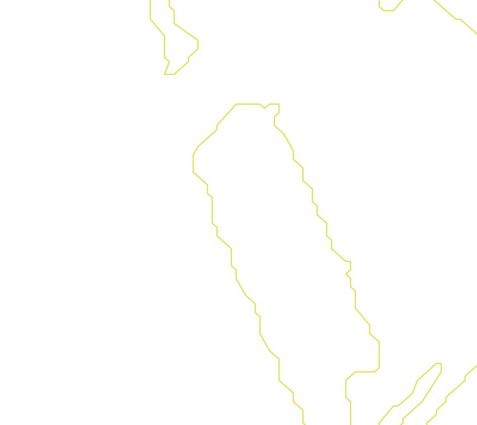 Daksegment met contourlijnen en structuurweergave