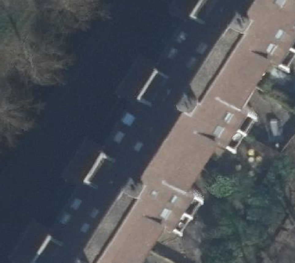 True ortho luchtfoto van Amersfoort met zicht op woning