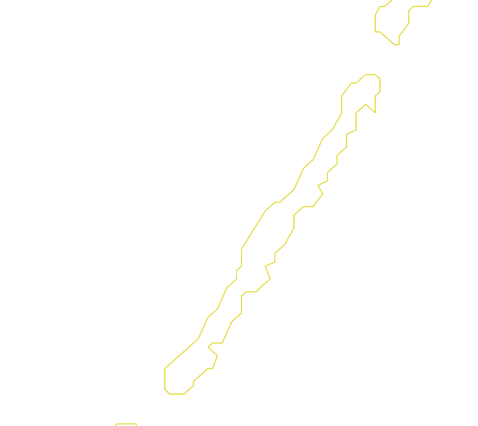Daksegment met contourlijnen en structuurweergave