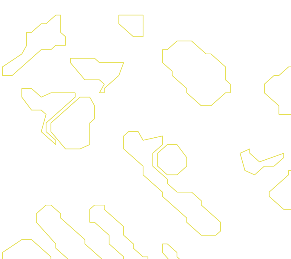 Daksegment ingezoomd met contourlijnen en structuurweergave