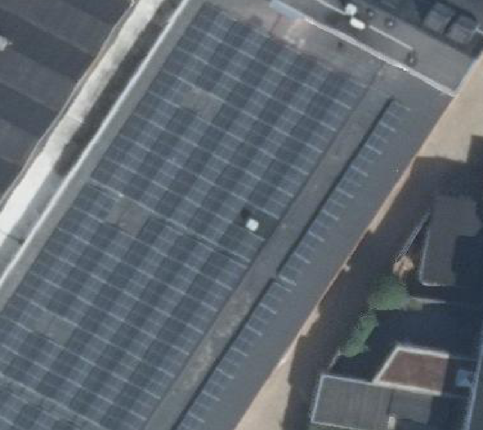 True ortho luchtfoto van Amersfoort met zicht op woning