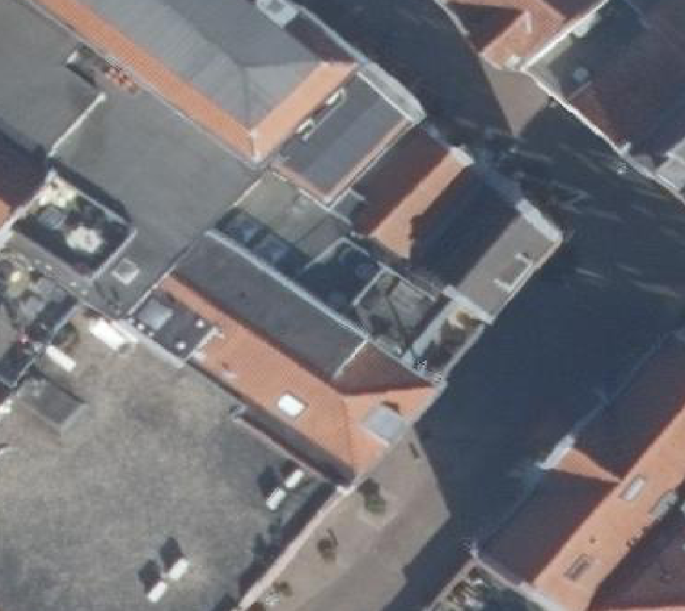 True ortho luchtfoto van Amersfoort met zicht op woning