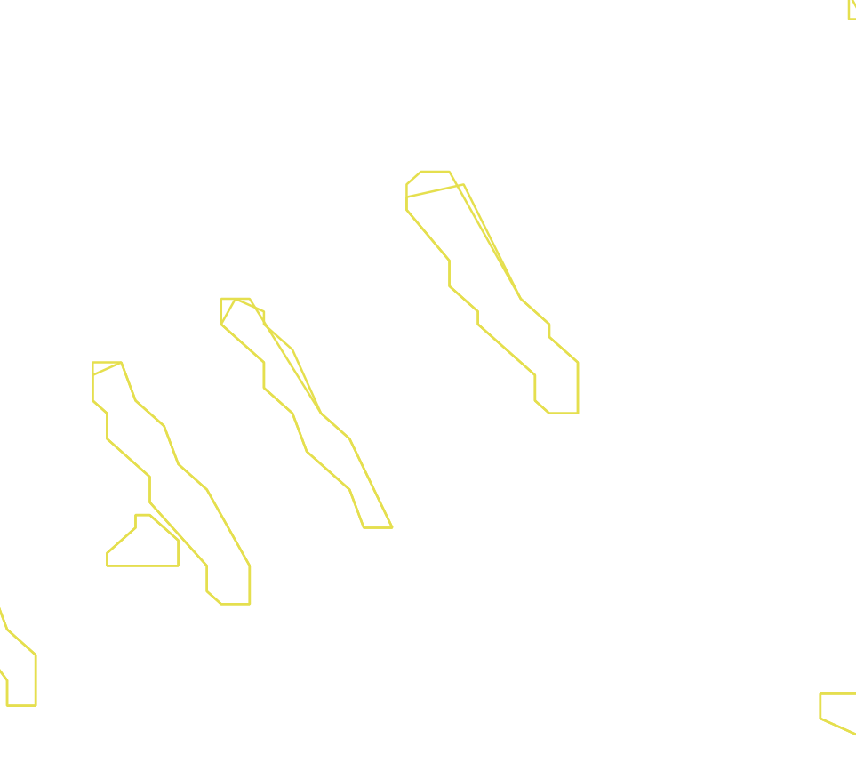 Daksegment ingezoomd met contourlijnen en structuurweergave