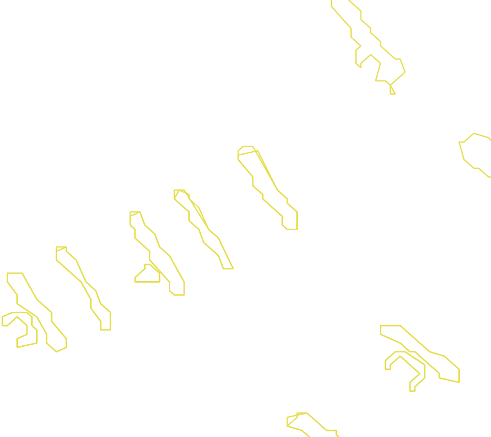 Daksegment met contourlijnen en structuurweergave