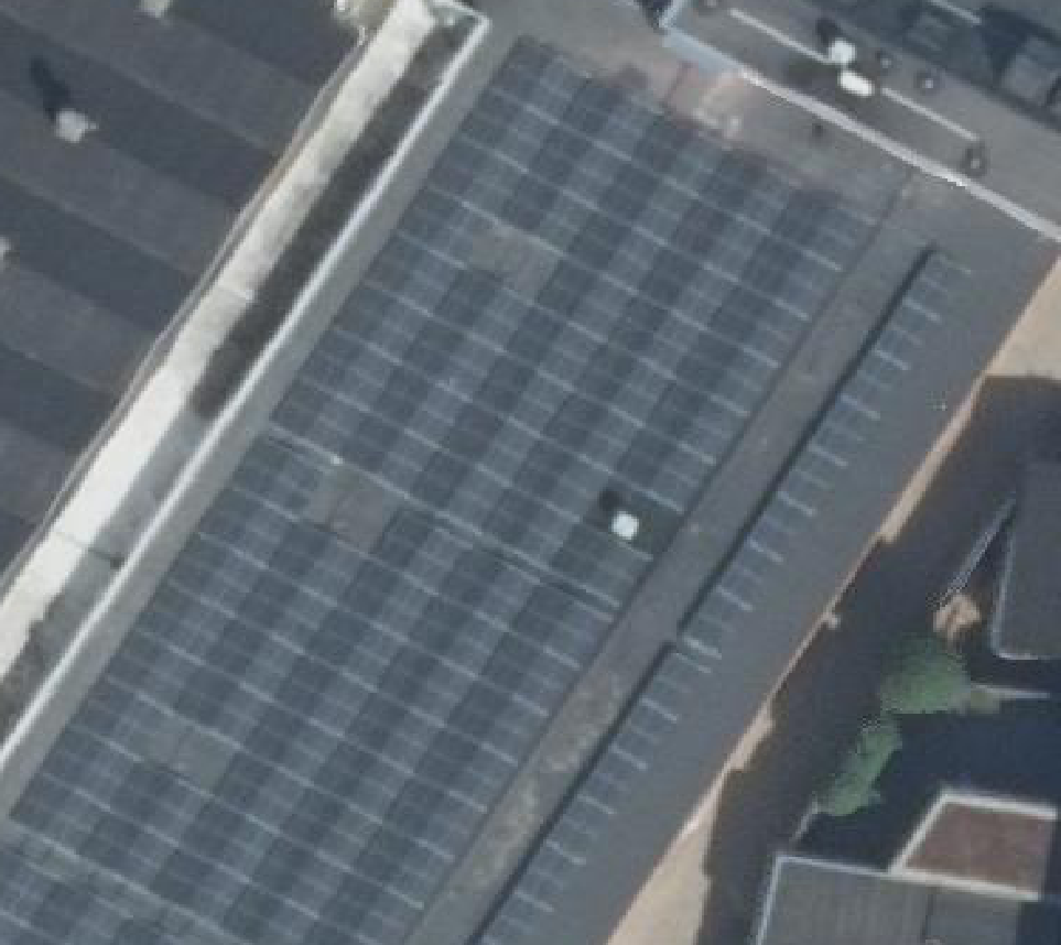 True ortho luchtfoto van Amersfoort met zicht op woning
