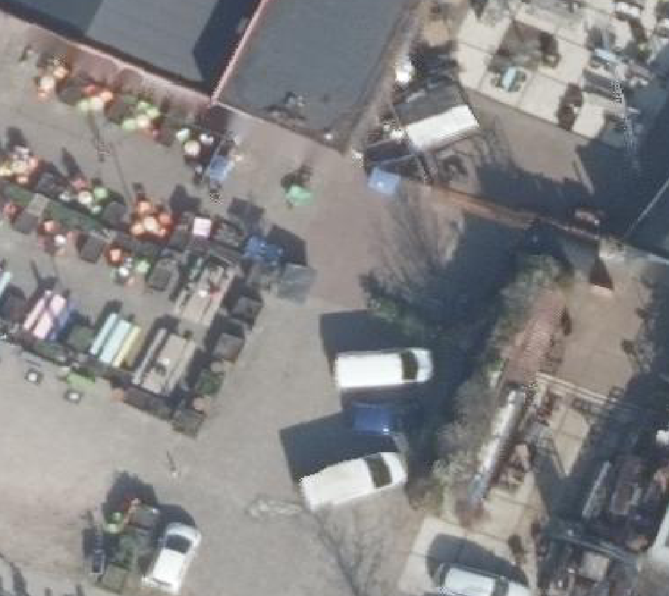 True ortho luchtfoto van Amersfoort met zicht op woning