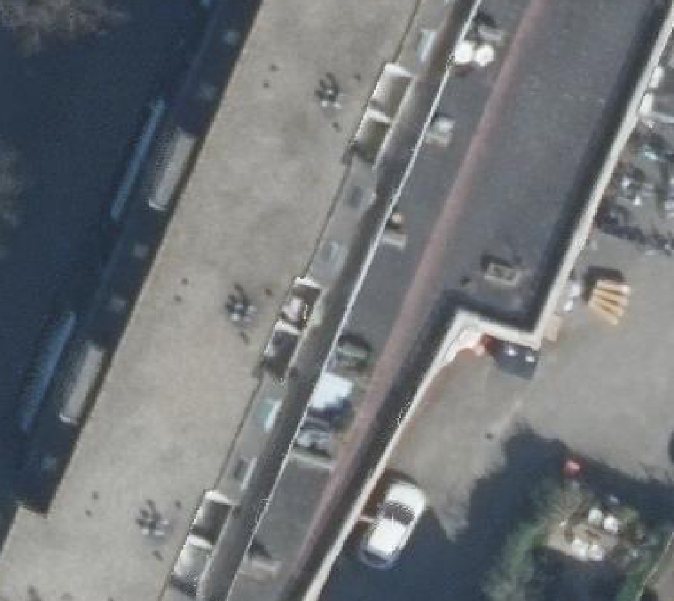 True ortho luchtfoto van Amersfoort met zicht op woning