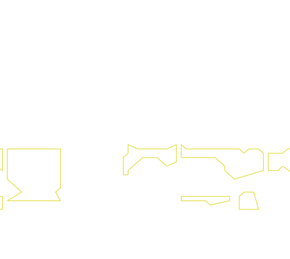 Daksegment ingezoomd met contourlijnen en structuurweergave