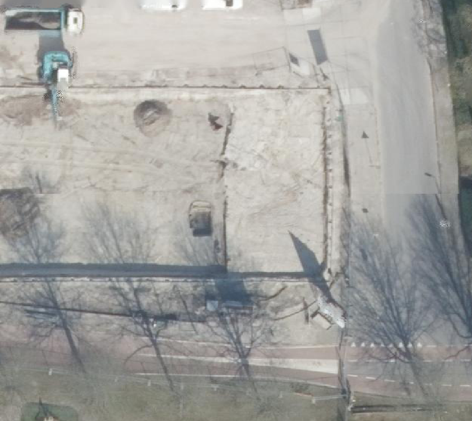 True ortho Luchtfoto op daksegment