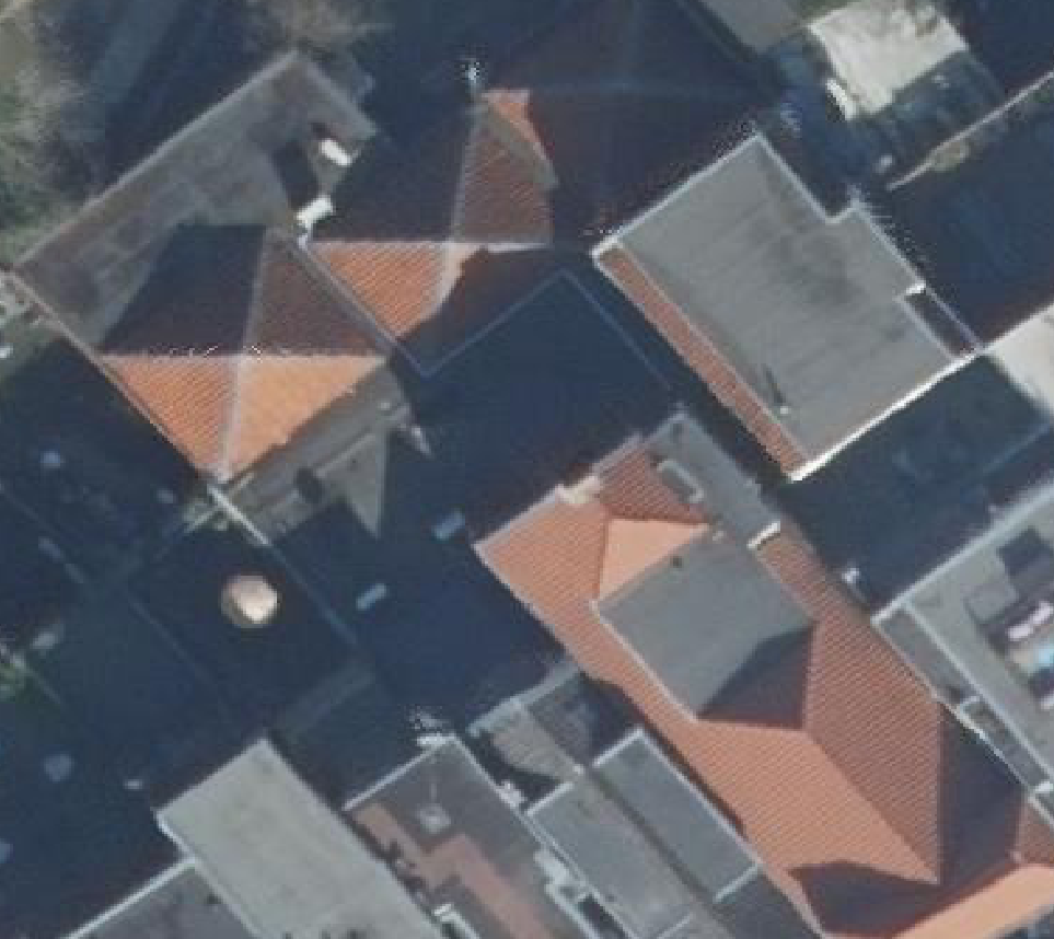 True ortho luchtfoto van Amersfoort met zicht op woning