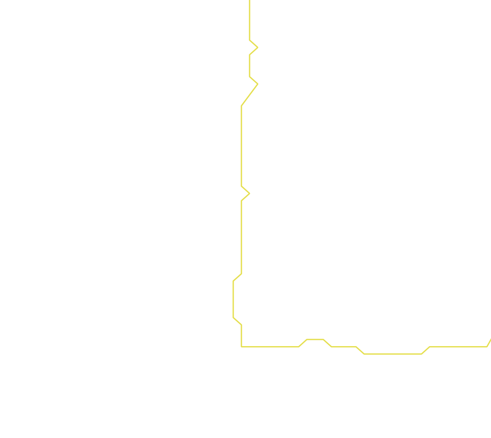 Daksegment ingezoomd met contourlijnen en structuurweergave