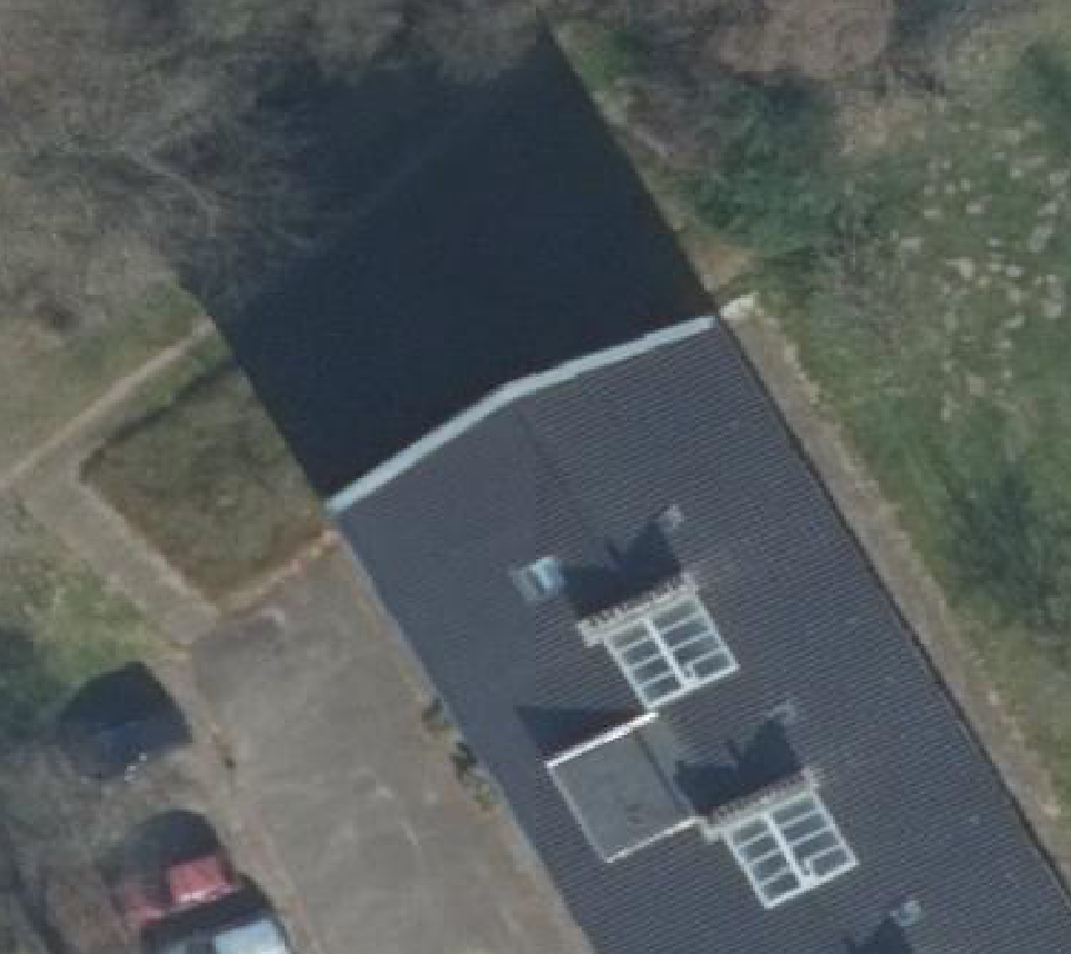 True ortho luchtfoto van Amersfoort met zicht op woning