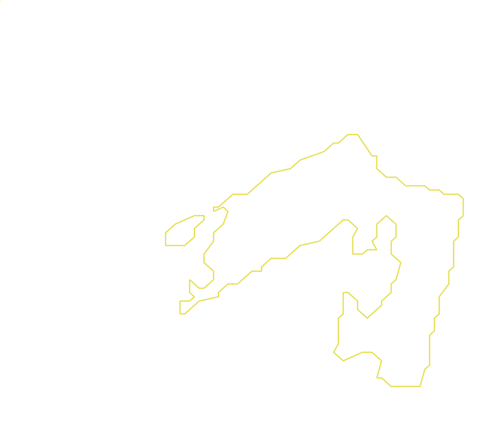 Daksegment met contourlijnen en structuurweergave
