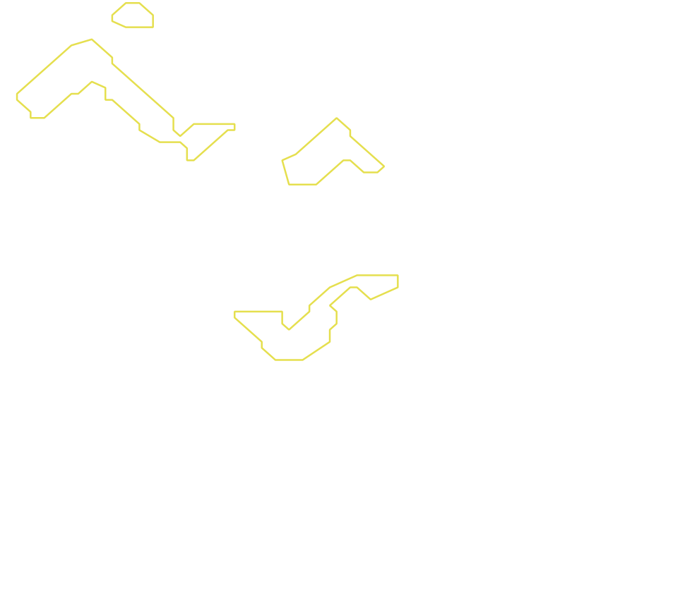 Daksegment met contourlijnen en structuurweergave