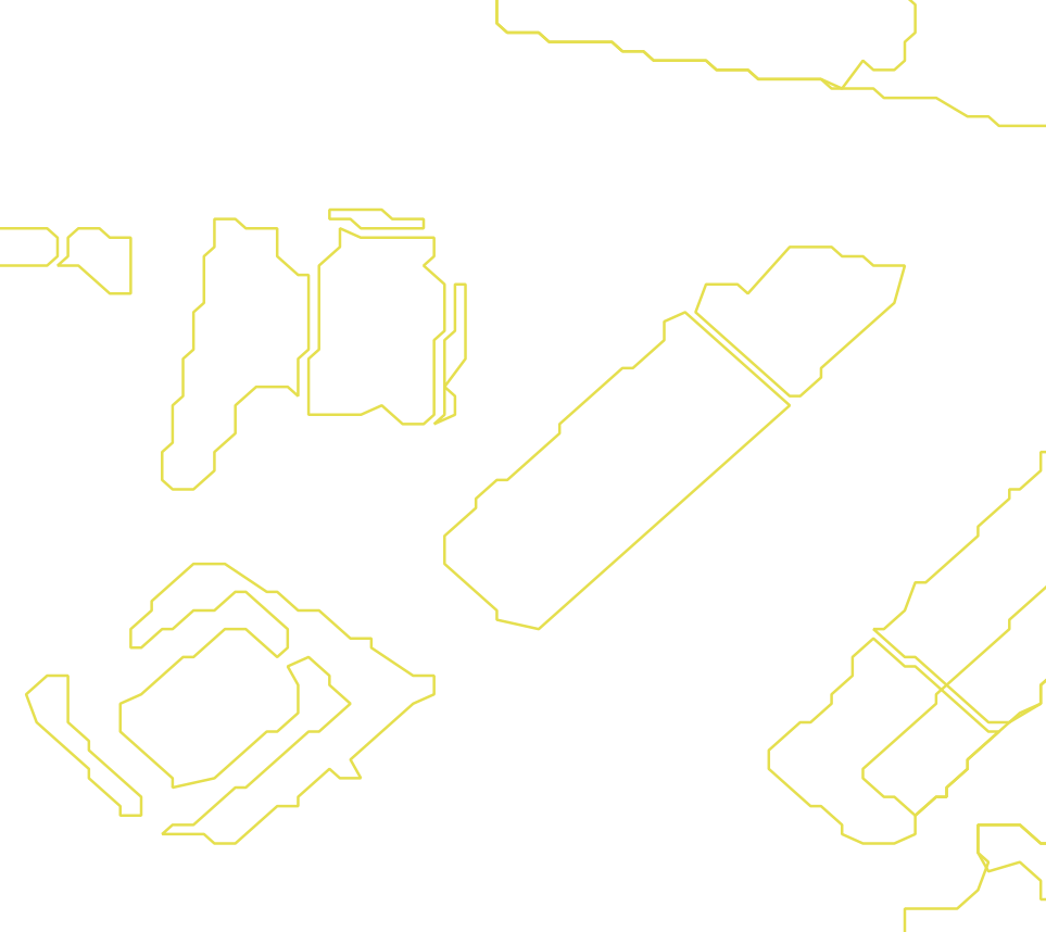 Daksegment met contourlijnen en structuurweergave