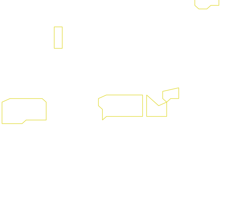Daksegment ingezoomd met contourlijnen en structuurweergave