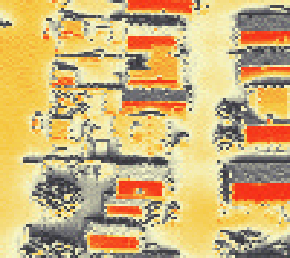 PV-irradiatie op daksegment met intensiteitsverdeling van zonlicht