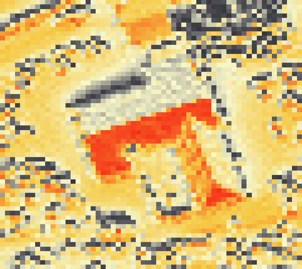 PV-irradiatie op daksegment ingezoomd met intensiteitsverdeling van zonlicht