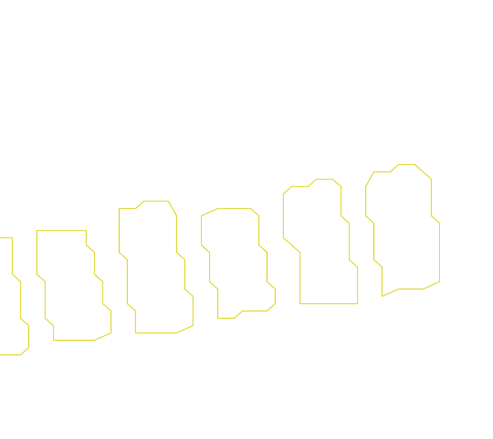Daksegment ingezoomd met contourlijnen en structuurweergave