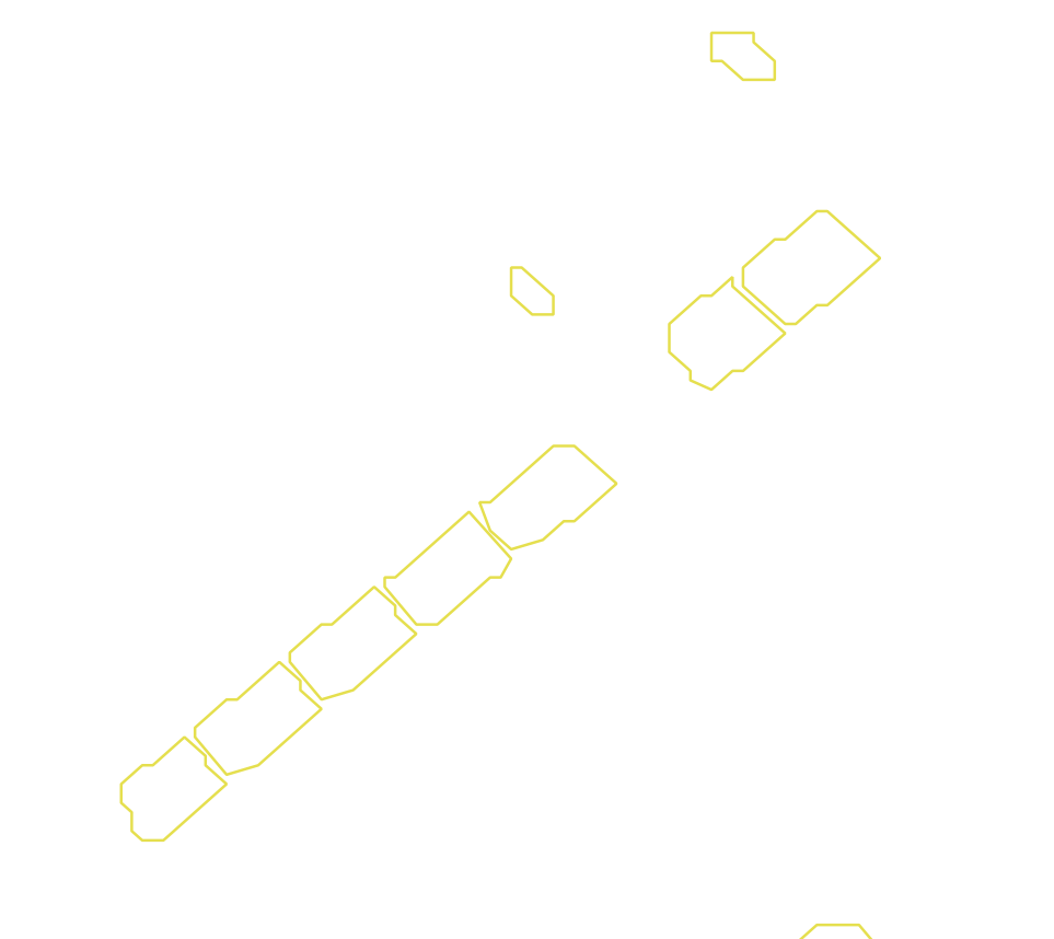 Daksegment met contourlijnen en structuurweergave