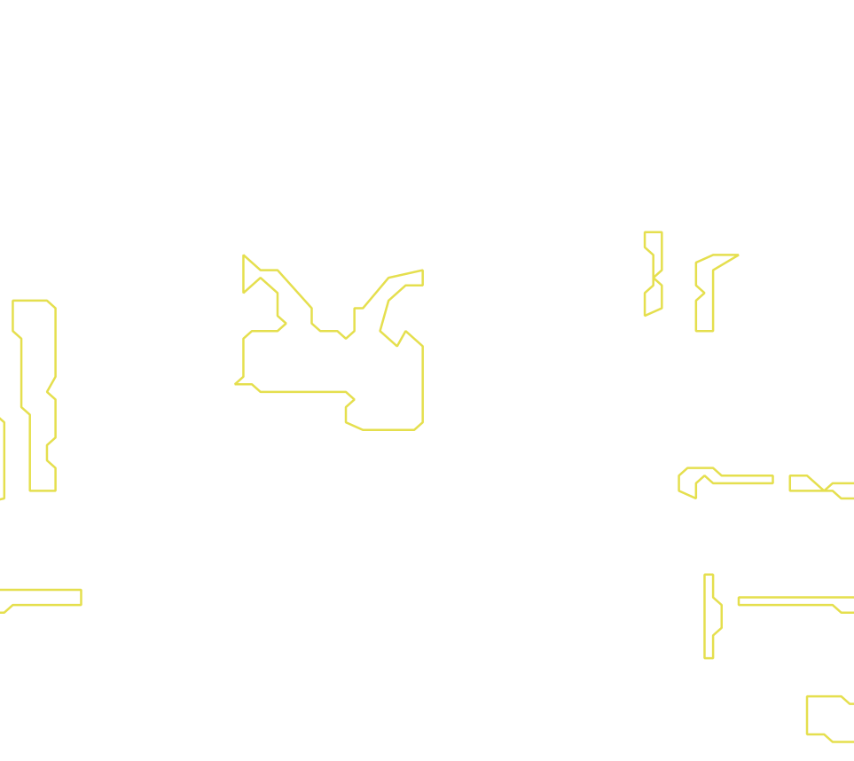 Daksegment met contourlijnen en structuurweergave