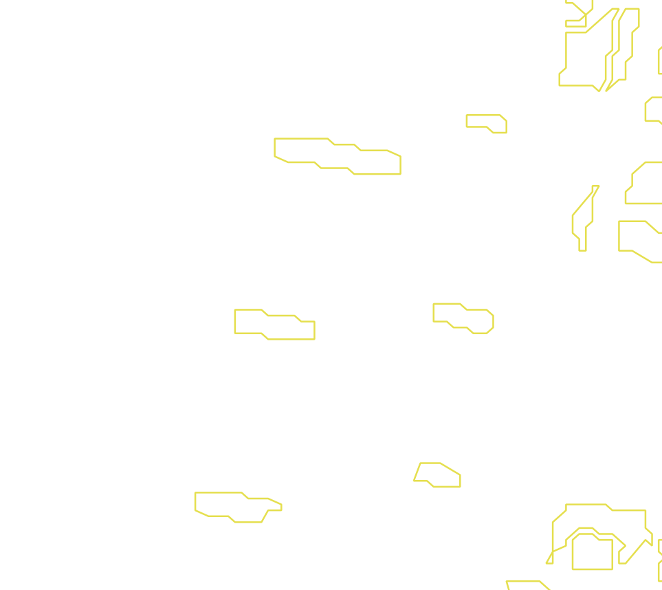Daksegment met contourlijnen en structuurweergave