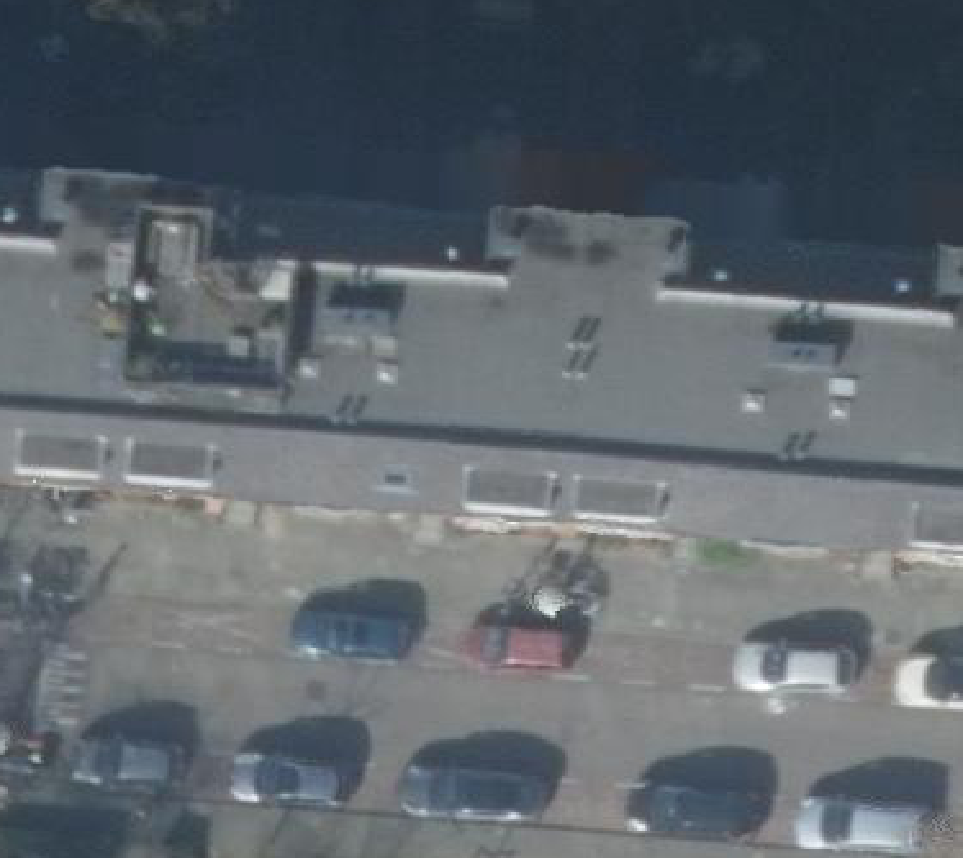 True ortho luchtfoto van Amsterdam met zicht op woning