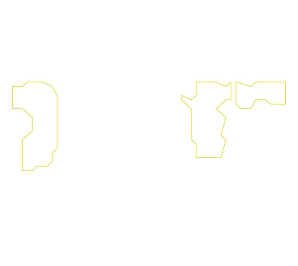 Daksegment ingezoomd met contourlijnen en structuurweergave