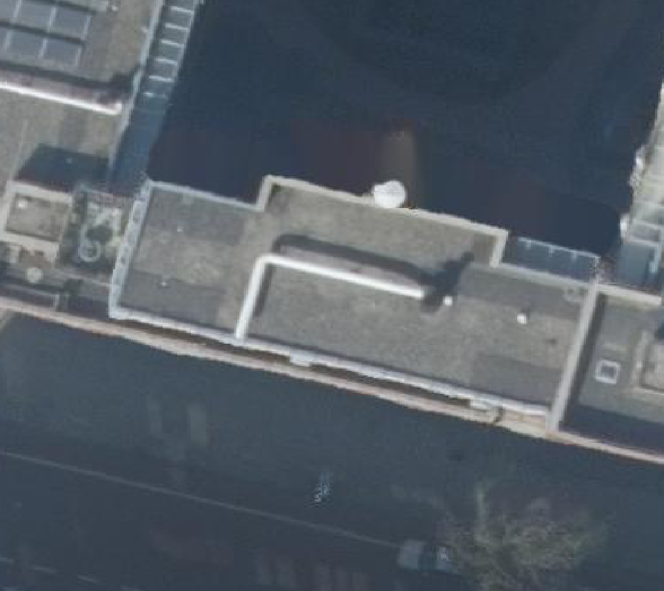 True ortho luchtfoto van Amsterdam met zicht op woning