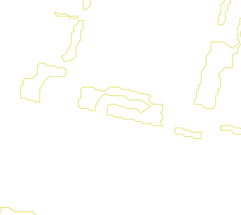 Daksegment met contourlijnen en structuurweergave