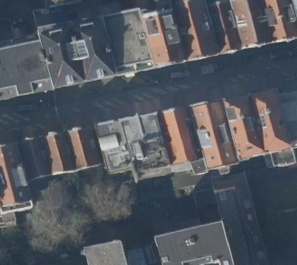 True ortho Luchtfoto op daksegment