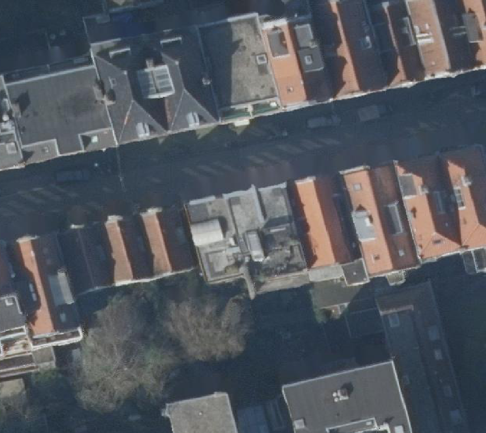 True ortho Luchtfoto op daksegment