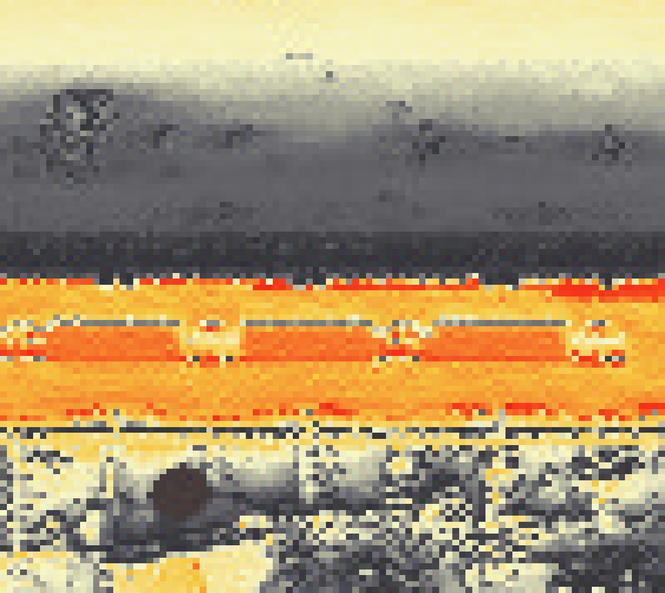 PV-irradiatie op daksegment met intensiteitsverdeling van zonlicht