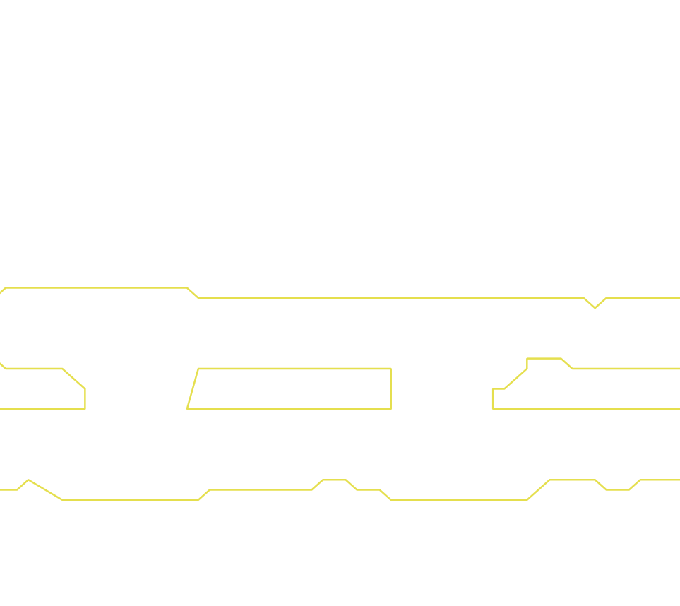 Daksegment ingezoomd met contourlijnen en structuurweergave