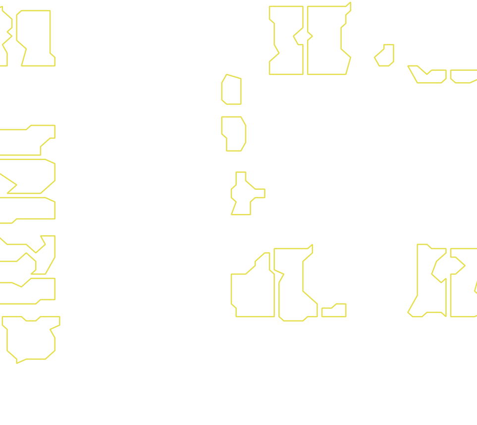 Daksegment met contourlijnen en structuurweergave