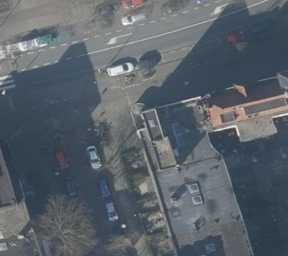 True ortho Luchtfoto op daksegment