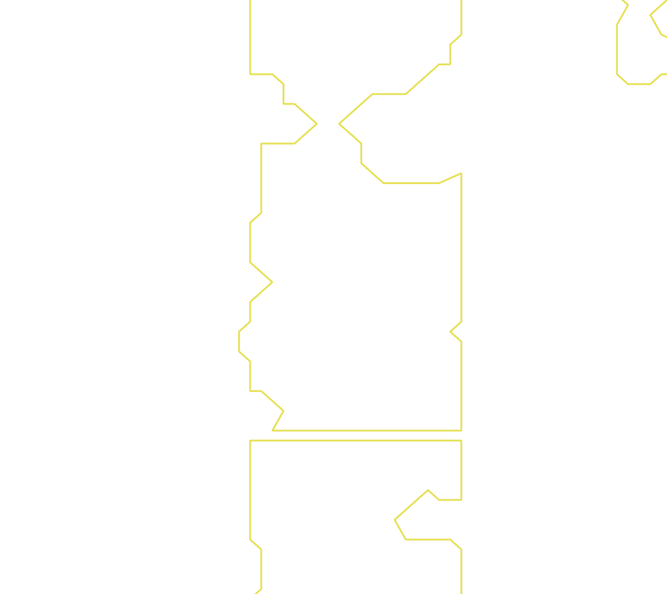 Daksegment ingezoomd met contourlijnen en structuurweergave