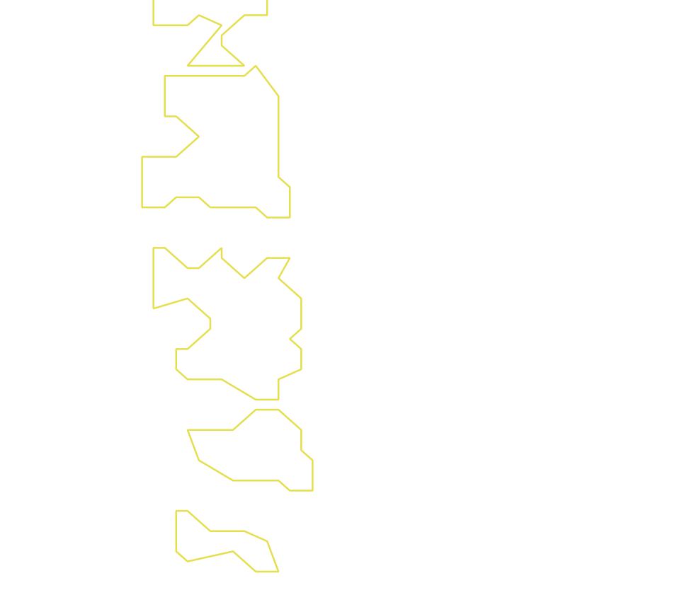Daksegment ingezoomd met contourlijnen en structuurweergave