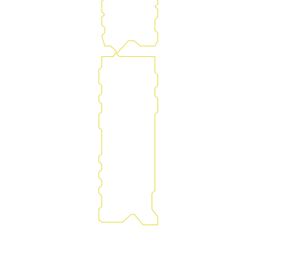 Daksegment met contourlijnen en structuurweergave