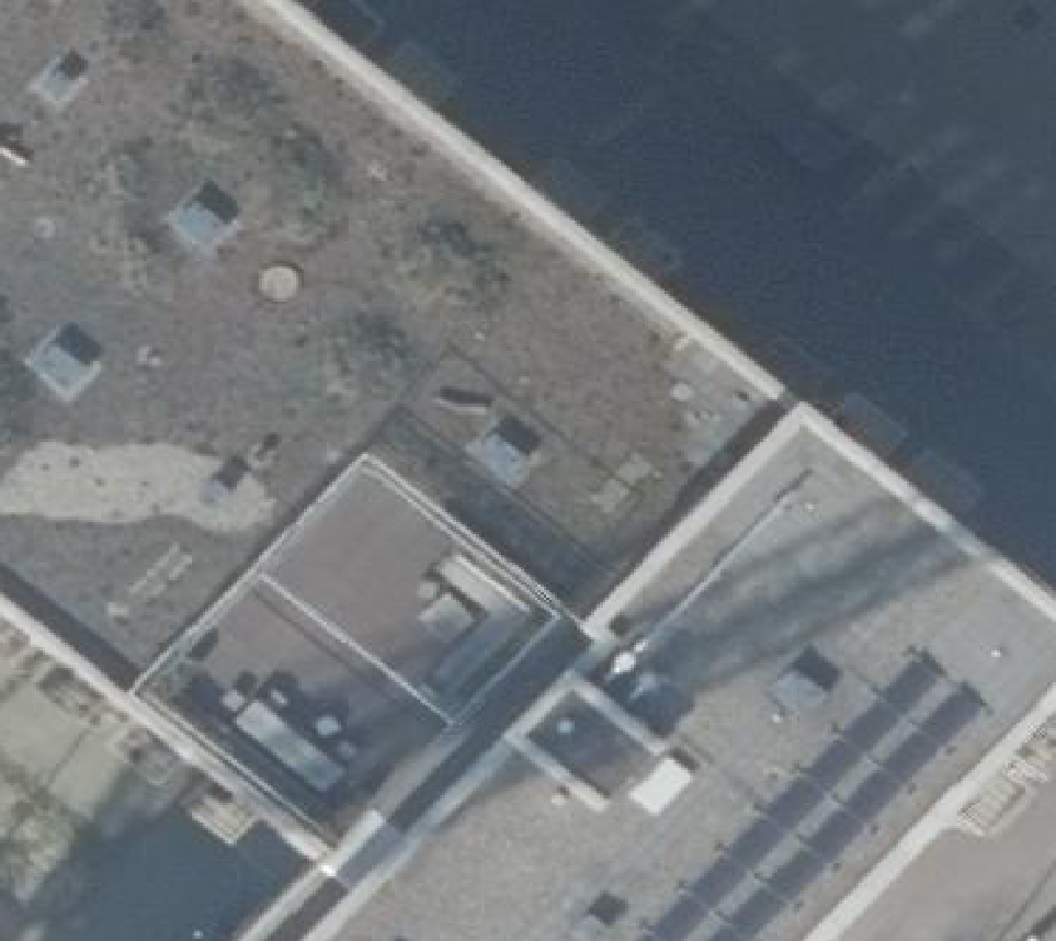 True ortho luchtfoto van Amsterdam met zicht op woning
