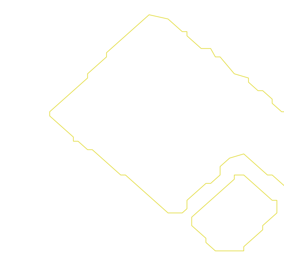 Daksegment ingezoomd met contourlijnen en structuurweergave