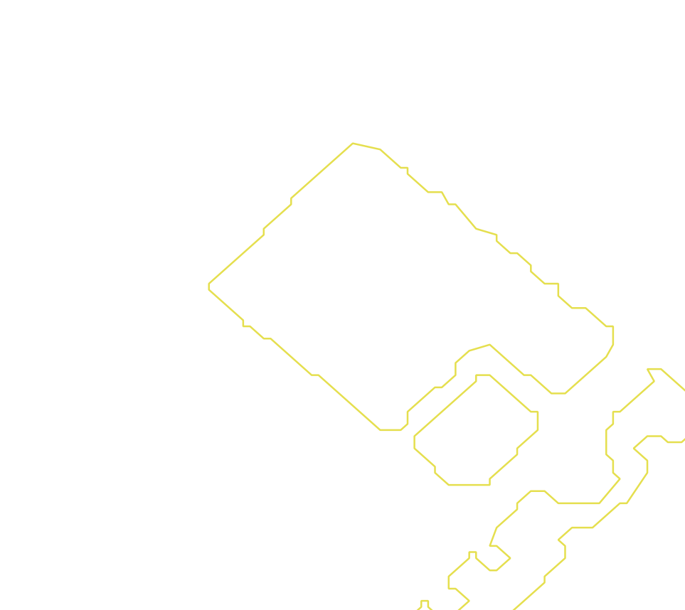 Daksegment met contourlijnen en structuurweergave