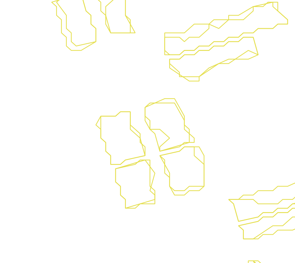 Daksegment ingezoomd met contourlijnen en structuurweergave